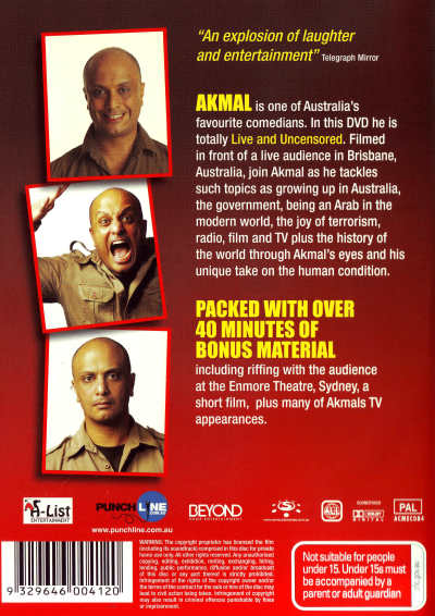 Akmal Live + Uncensored DVD