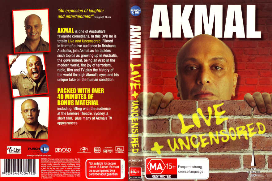 Akmal Live + Uncensored DVD
