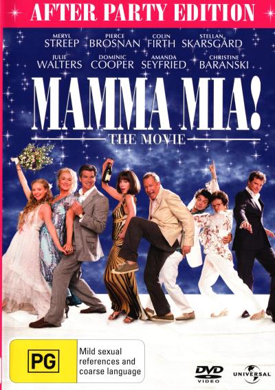 Mamma Mia The Movie DVD
