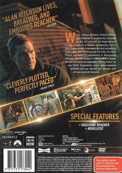Reacher Season 1 DVD
