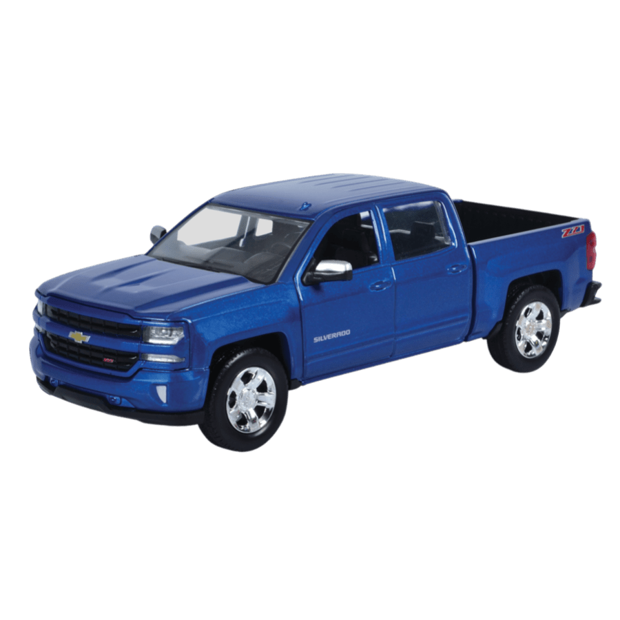 Timeless Legends - 1:24 Scale 2017 Chevy Silverado 1500Lt Z71 Crew Cab [Blue]