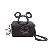 Mickey Mouse - Debossed Mickey Head Handle Cross Body Bag