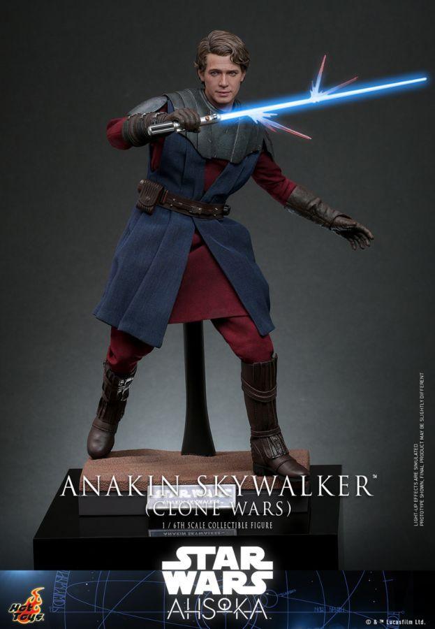Star Wars: Ahsoka (TV) - Anakin Skywalker (Clone Wars) 1:6 Scale Collectable Action Figure