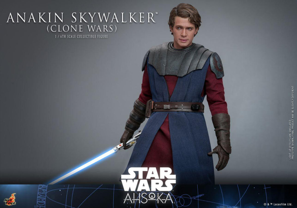 Star Wars: Ahsoka (TV) - Anakin Skywalker (Clone Wars) 1:6 Scale Collectable Action Figure