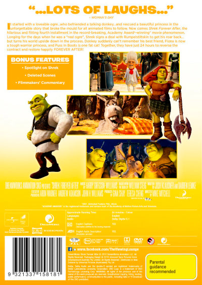 Shrek Forever After DVD