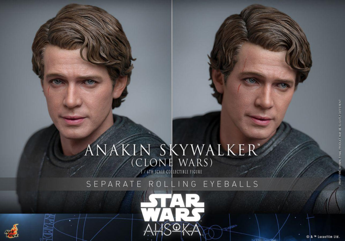 Star Wars: Ahsoka (TV) - Anakin Skywalker (Clone Wars) 1:6 Scale Collectable Action Figure