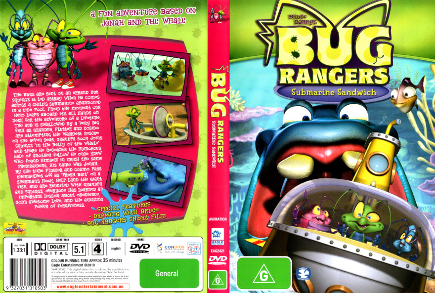 Bug Rangers Submarine Sandwich DVD