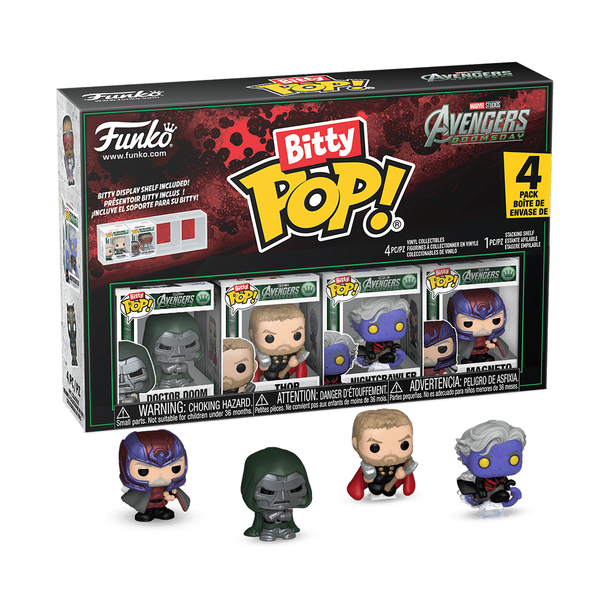 Avengers: Doomsday - Doctor Doom (Bitty Pop! 4-Pack)