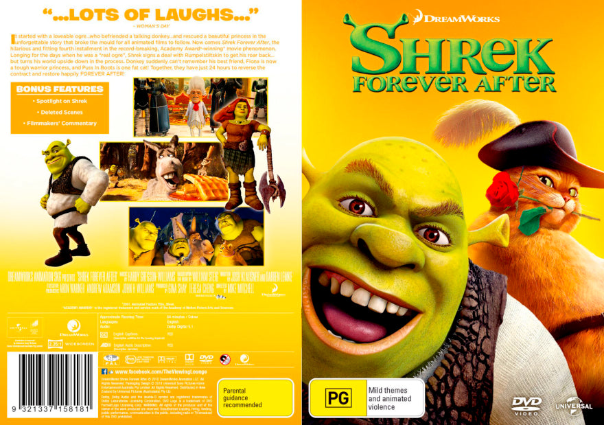 Shrek Forever After DVD