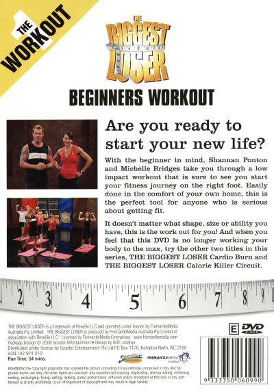The Biggest Loser Workout Beginner's Workout 1 DVD