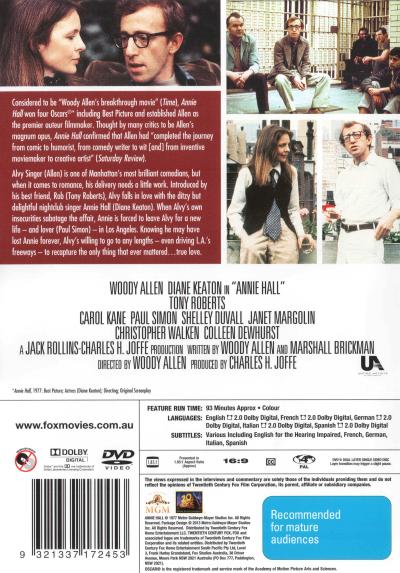Annie Hall DVD