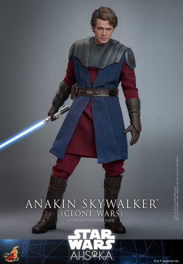 Star Wars: Ahsoka (TV) - Anakin Skywalker (Clone Wars) 1:6 Scale Collectable Action Figure
