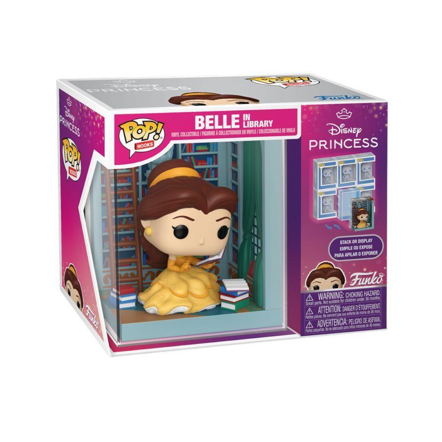 Beauty and the Beast (1991) - Belle in Library (Pop! Nook)