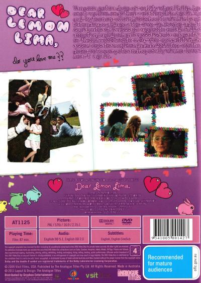 Dear Lemon Lima DVD