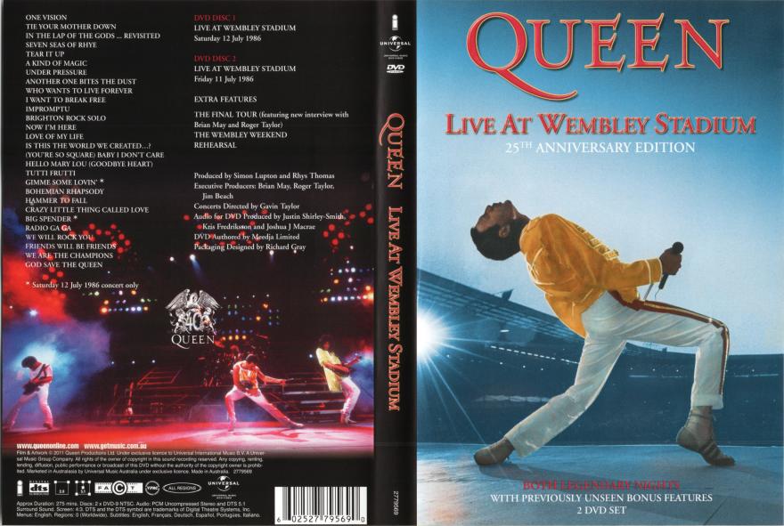 Queen Live At Wembley Stadium 25th Anniversary Edition DVD