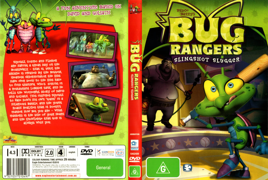 Bug Rangers Slingshot Slugger DVD