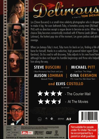 Delirious (2006) DVD