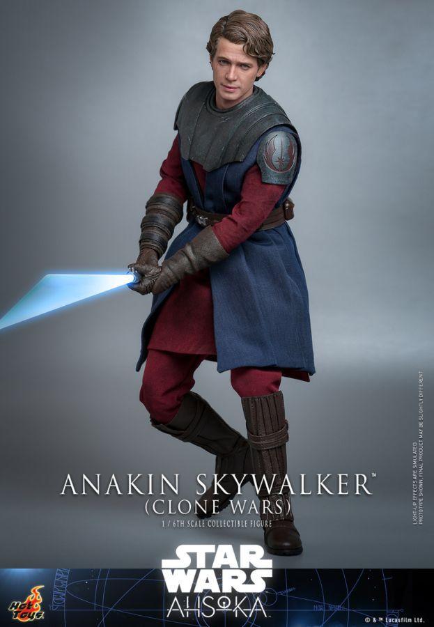 Star Wars: Ahsoka (TV) - Anakin Skywalker (Clone Wars) 1:6 Scale Collectable Action Figure