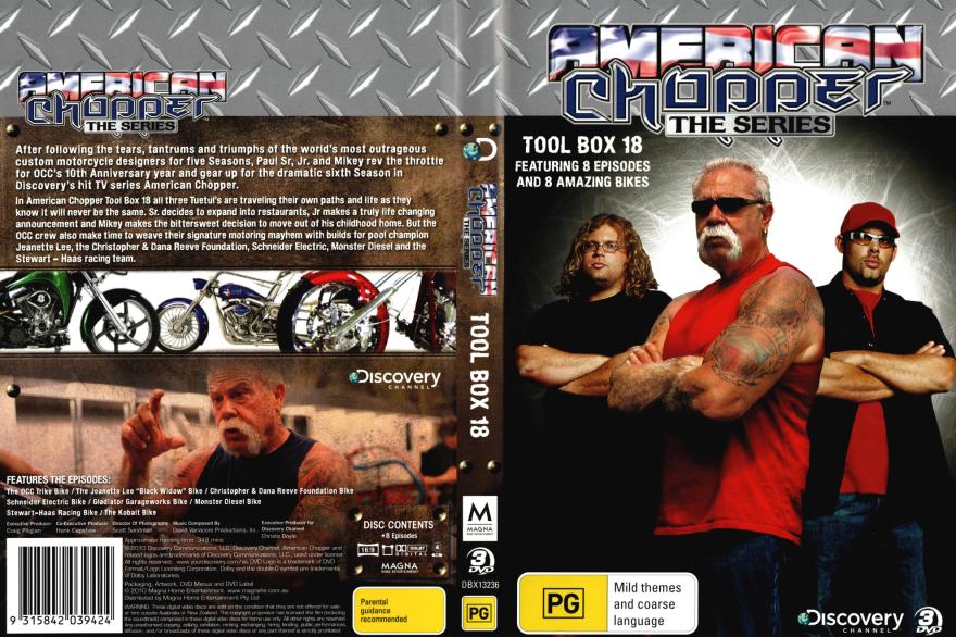 American Chopper The Series Tool Box 18 DVD