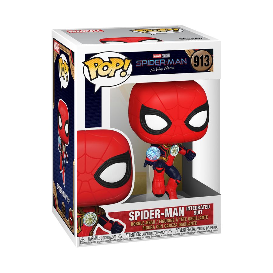 Spider-Man: No Way Home - SpiderMan Integrated Suit (Pop! Vinyl)