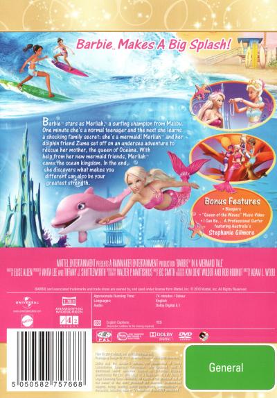 Barbie A Mermaid Tale DVD