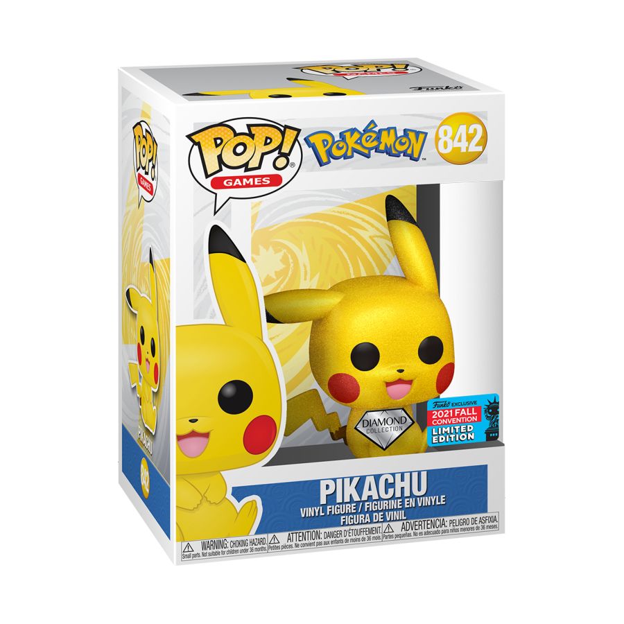 Pokemon - Pikachu Sitting Diamond Glitter Festival Of Fun 2021 (Pop! Vinyl)