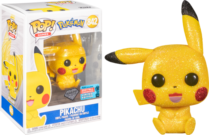 Pokemon - Pikachu Sitting Diamond Glitter Festival Of Fun 2021 (Pop! Vinyl)