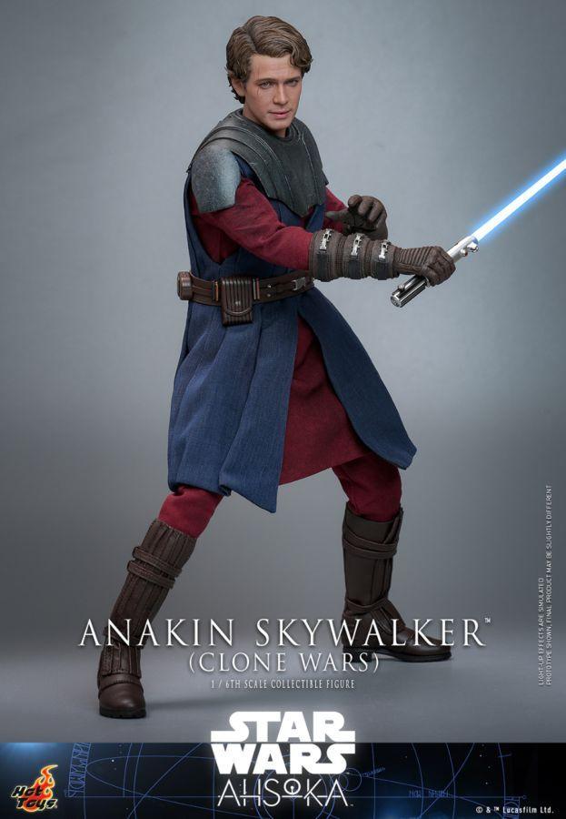 Star Wars: Ahsoka (TV) - Anakin Skywalker (Clone Wars) 1:6 Scale Collectable Action Figure