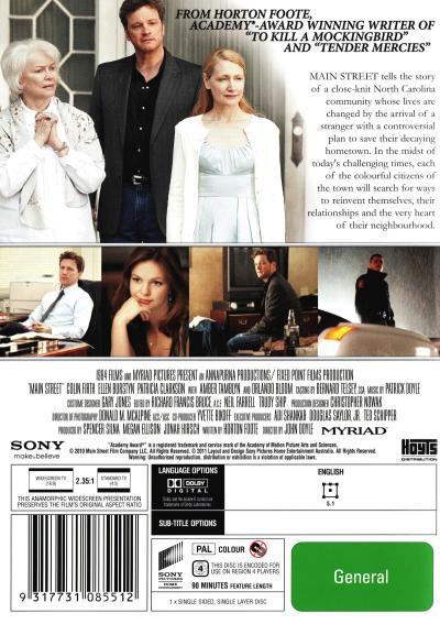 Main Street DVD