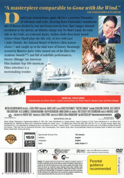 Doctor Zhivago (1965) DVD