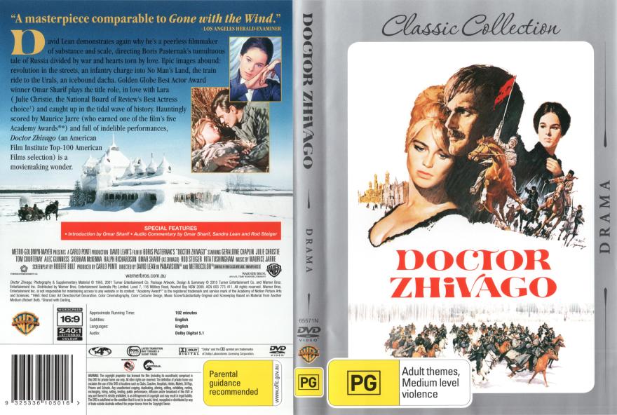 Doctor Zhivago (1965) DVD