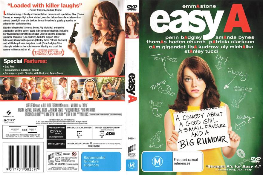 Easy A DVD