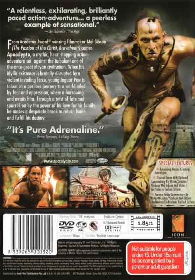 Apocalypto DVD