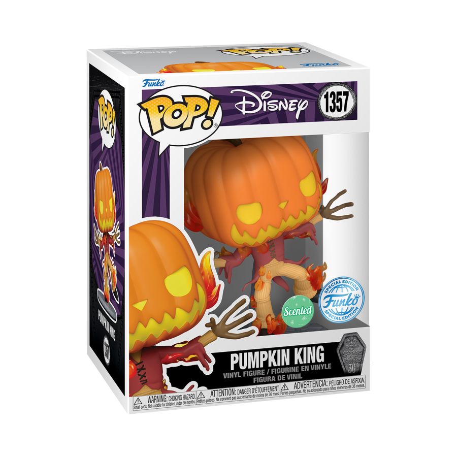 Nightmare Before Christmas - Pumpkin King 30th Anniversary Scented (Pop! Vinyl)