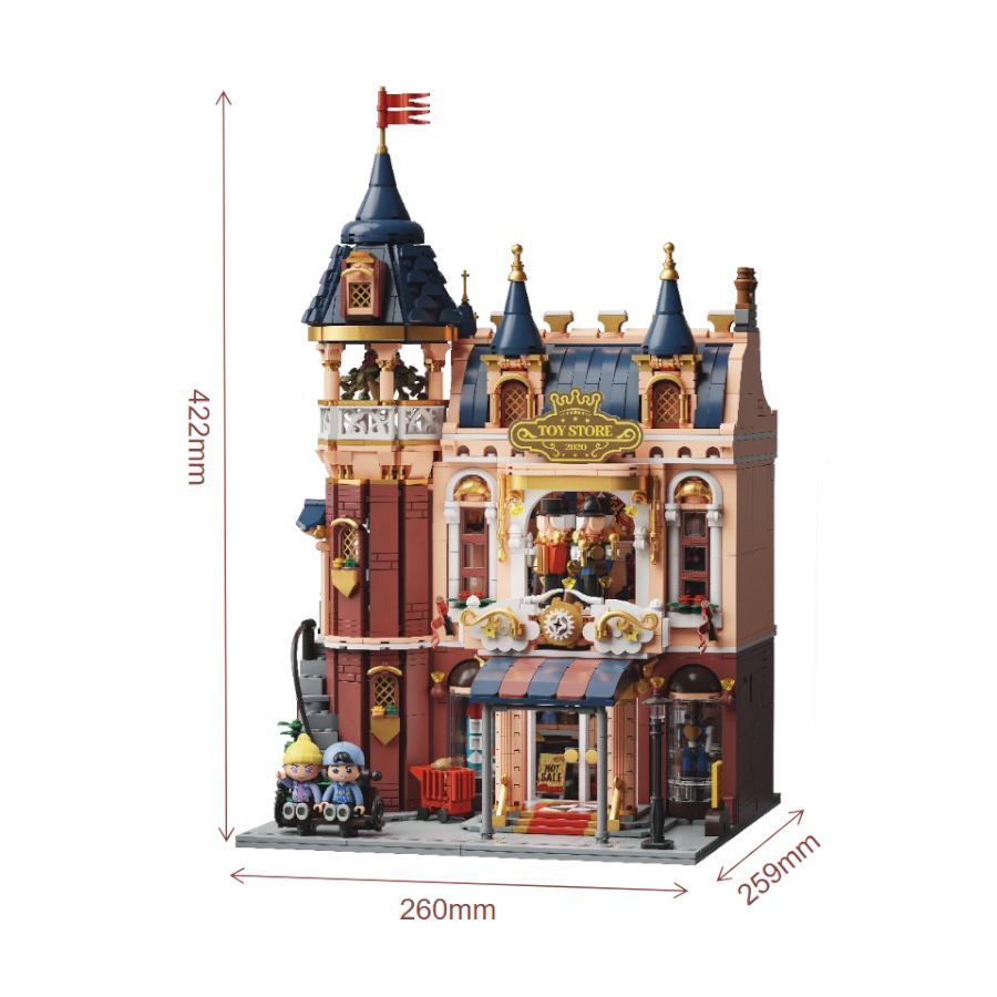 Retro Series - Toy Store Construction Set (2978 Pieces)