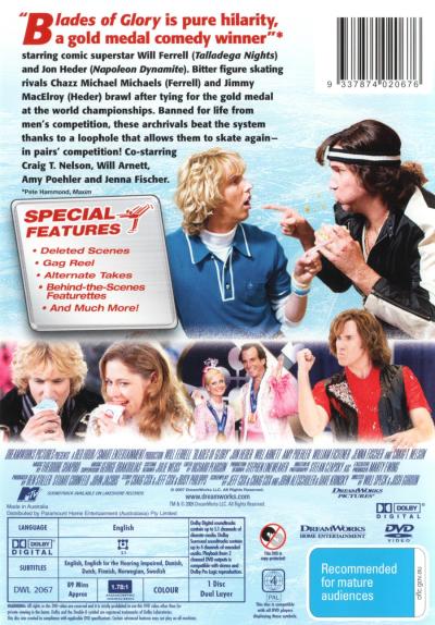 Blades Of Glory DVD