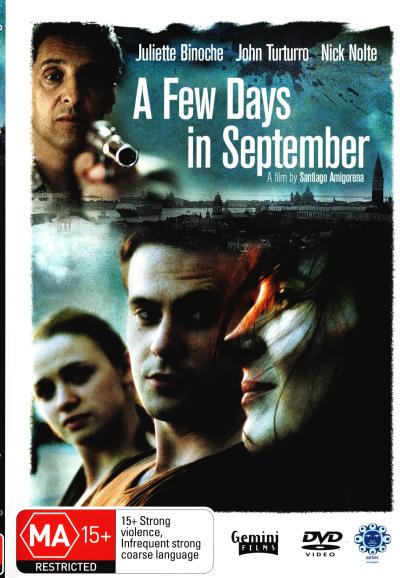 A Few Days In September DVD