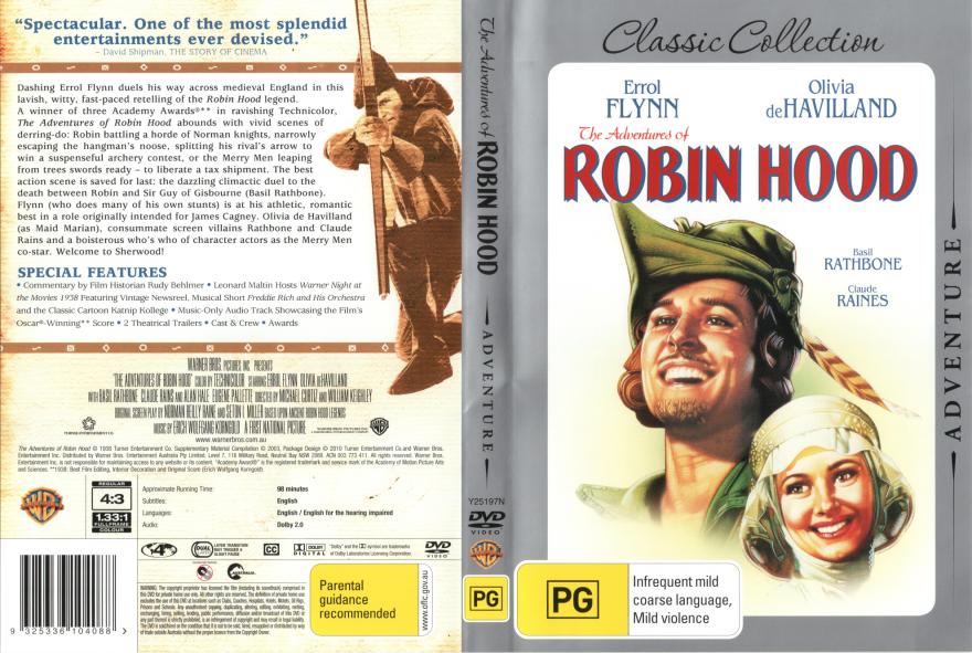 The Adventures Of Robin Hood (Classic Collection) DVD