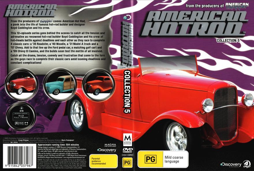 American Hot Rod Collection 5 DVD