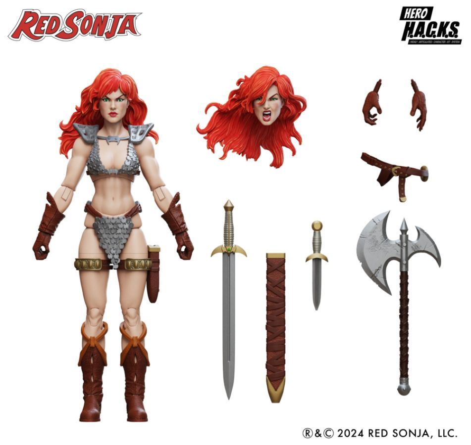 Red Sonja - Red Sonja Hero H.A.C.K.S 1:18 Scale Figure