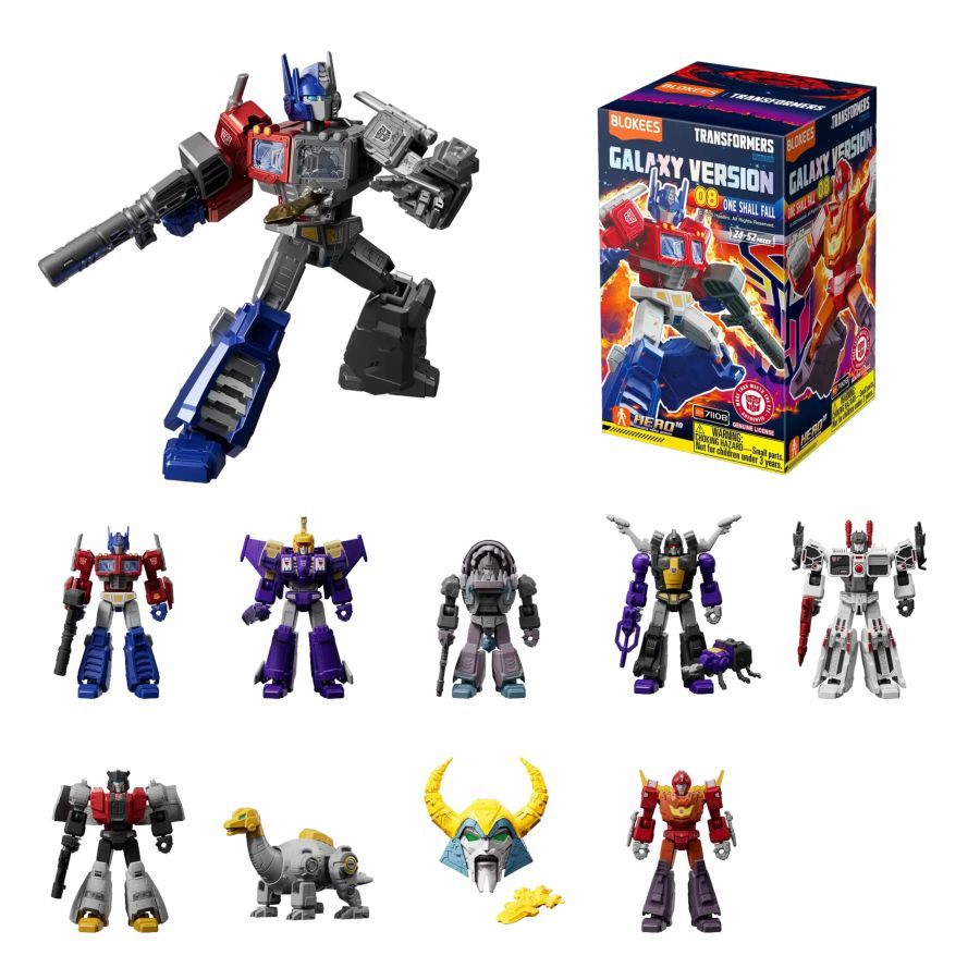 Transformers - Galaxy Version 08 One Shall Fall Blind Box Assortment (Display of 9)
