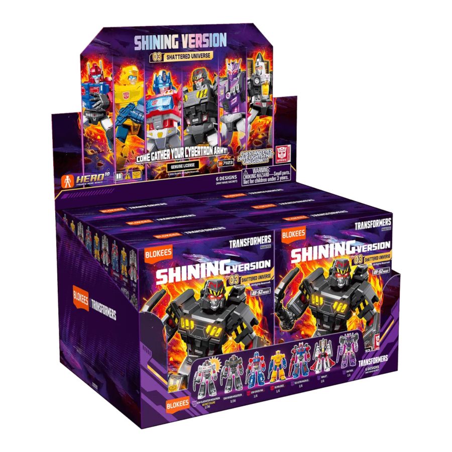 Transformers - Shining Version 03 Shattered Universe Blind Box 6ct CDU