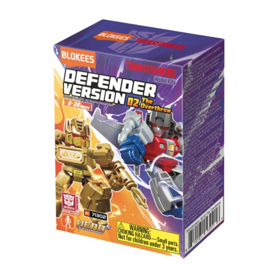Transformers - Defender Version 02 The Overthrow Blind Box Assortment (Display of 12)