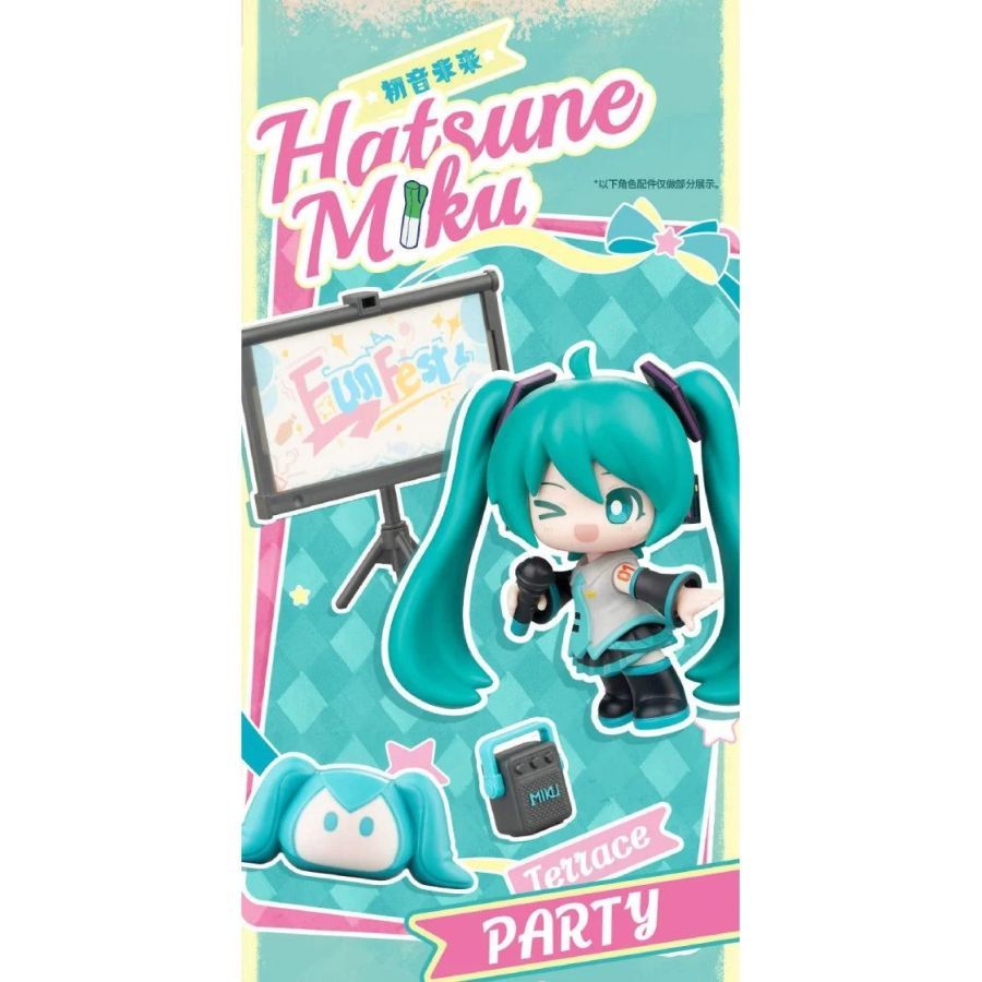 Hatsune Miku - DaaVibe 01 Terrace Party Blind Box Assortment (Display of 6)