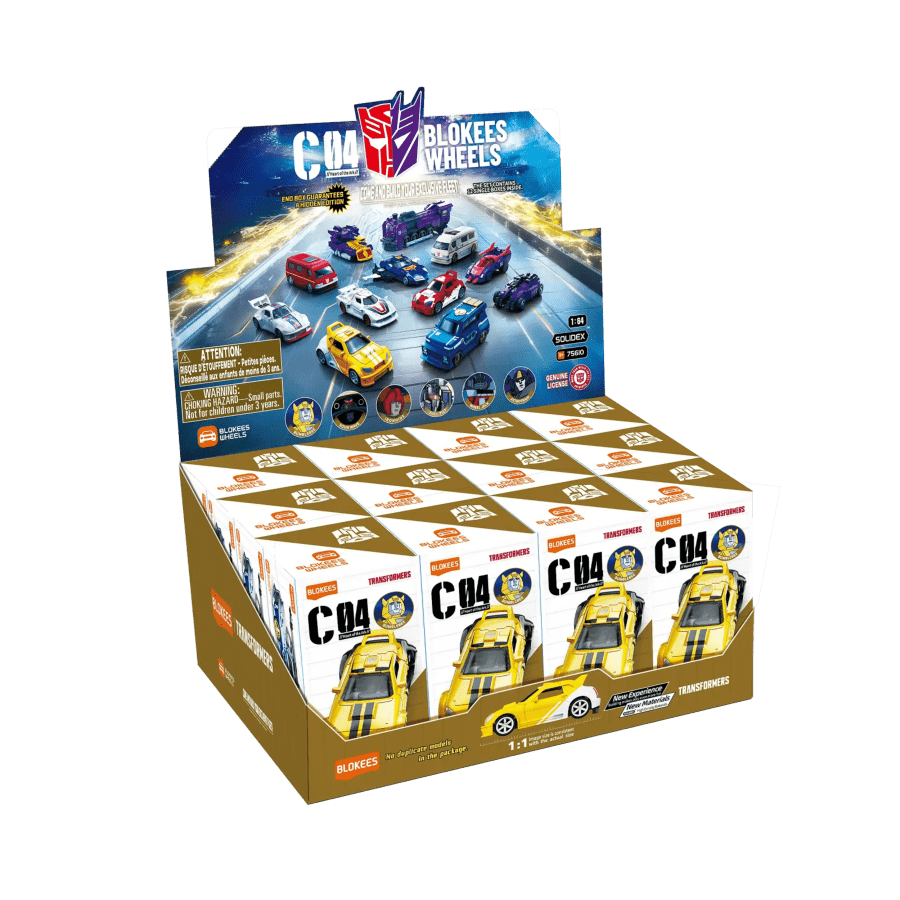 Transformers - Blokees Wheels C04 Heart of the Ark Blind Box Assortment (Display of 12)