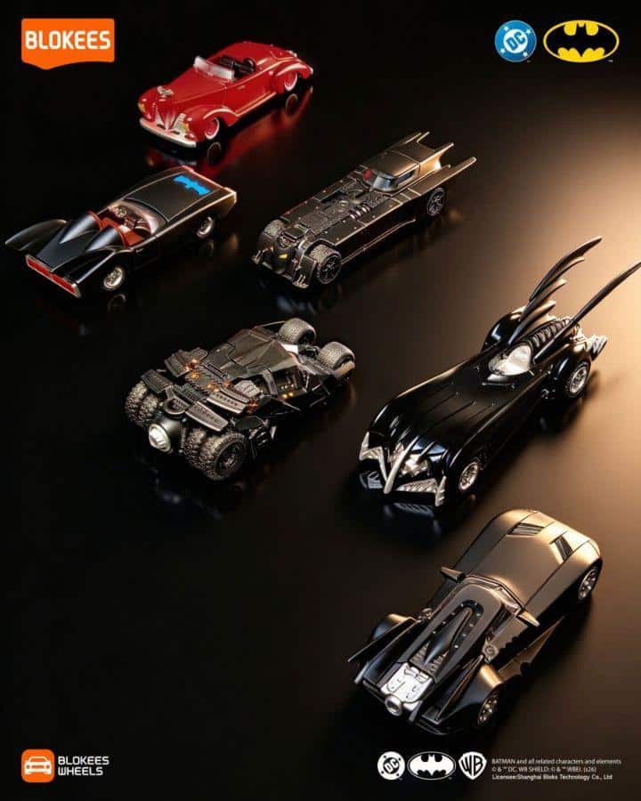 DC Comics - Blokees Wheels E02 Batman Blind Box Assortment (Display of 6)