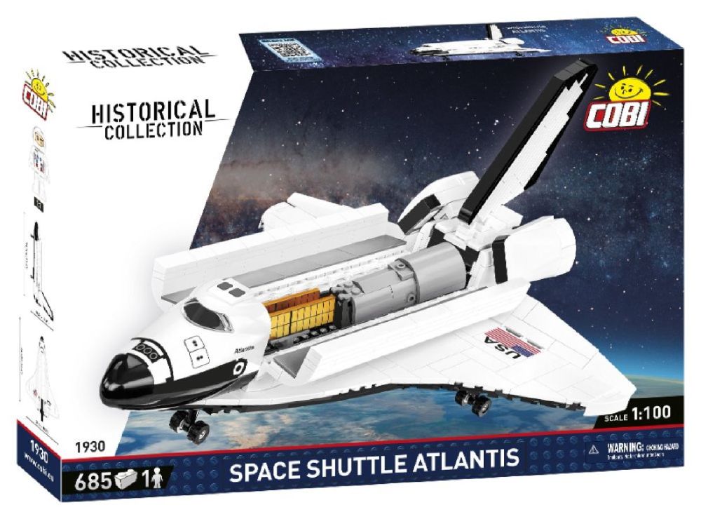 Cobi - Space Shuttle Atlantis Model (685 Piece Kit)