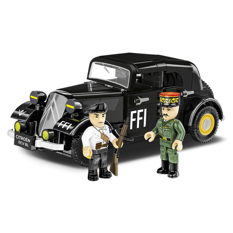 World War 2 - 1938 Citroen Traction 11C Construction Brick Set (298 Pieces)