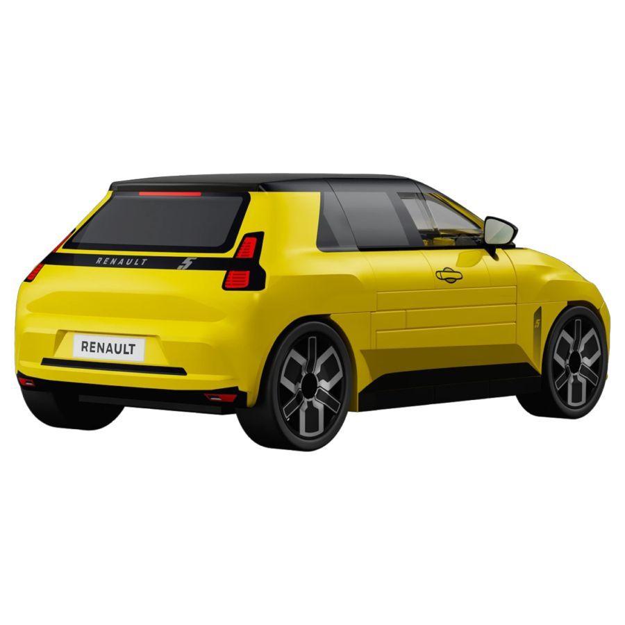Renault - 5 E-Tech Yellow 78 Pieces (Brick Kit)