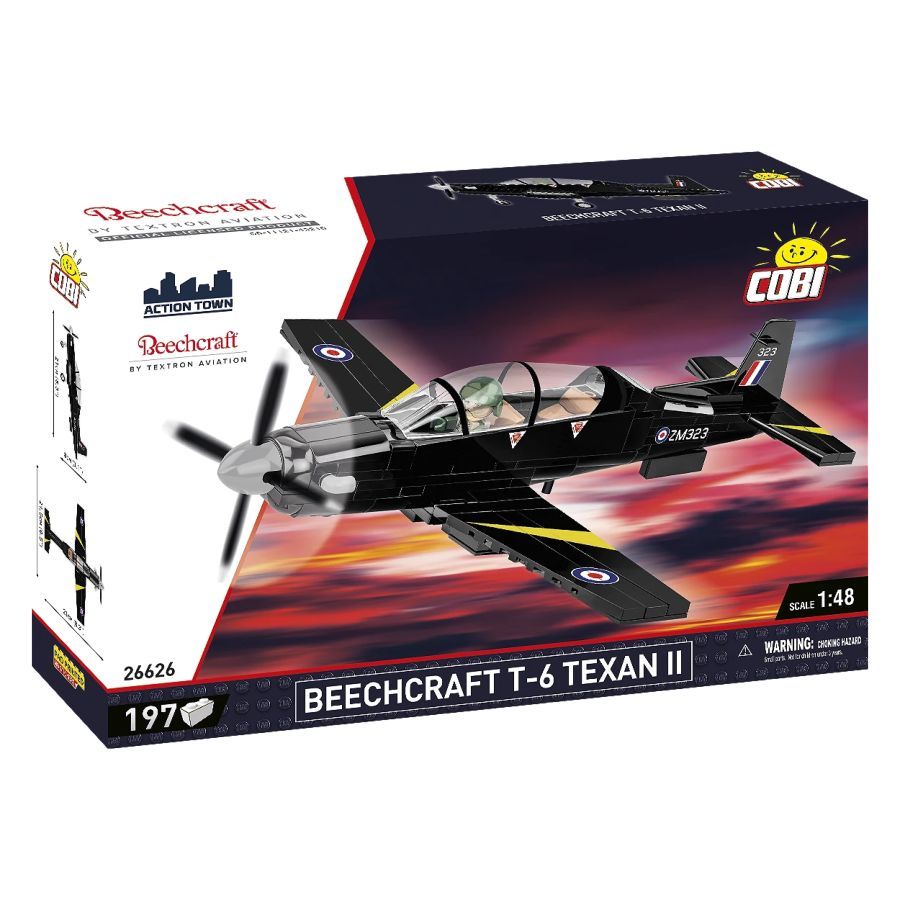 Action Town - Beechcraft T-6 Texan II Construction Set (197 Pieces)